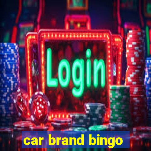 car brand bingo